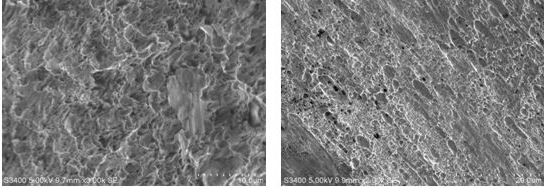 圖15-1 斷裂件桿部形貌 圖15-2 頭部斷口宏觀形貌 圖15-1 斷裂件桿部形貌 圖15-2 頭部斷口宏觀形貌